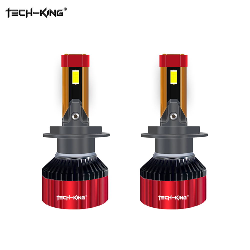 TECH-KING F60 Bright Led car head light Bulb H1 H4 H7 9005 9006 9012 Auto Lighting Systems 90W 12000LM CANBUS EMC headlamp bulb