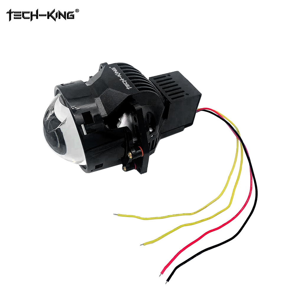 TECH-KING led laser projector lens Laser 3inch LED Headlight 100W low beam 150W hight beam High Power light output 6000K White