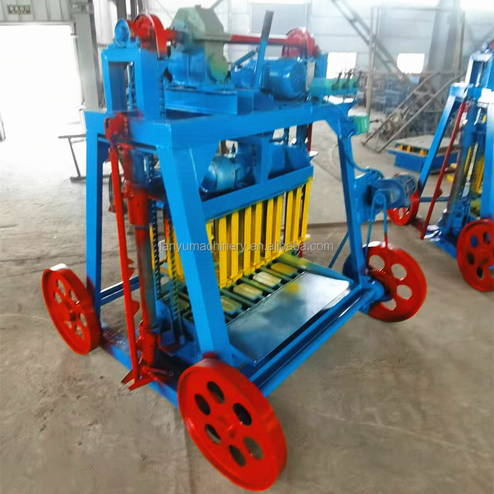 lanyu hollow brick making machine/cement interlock brick making machine/block machine made in china