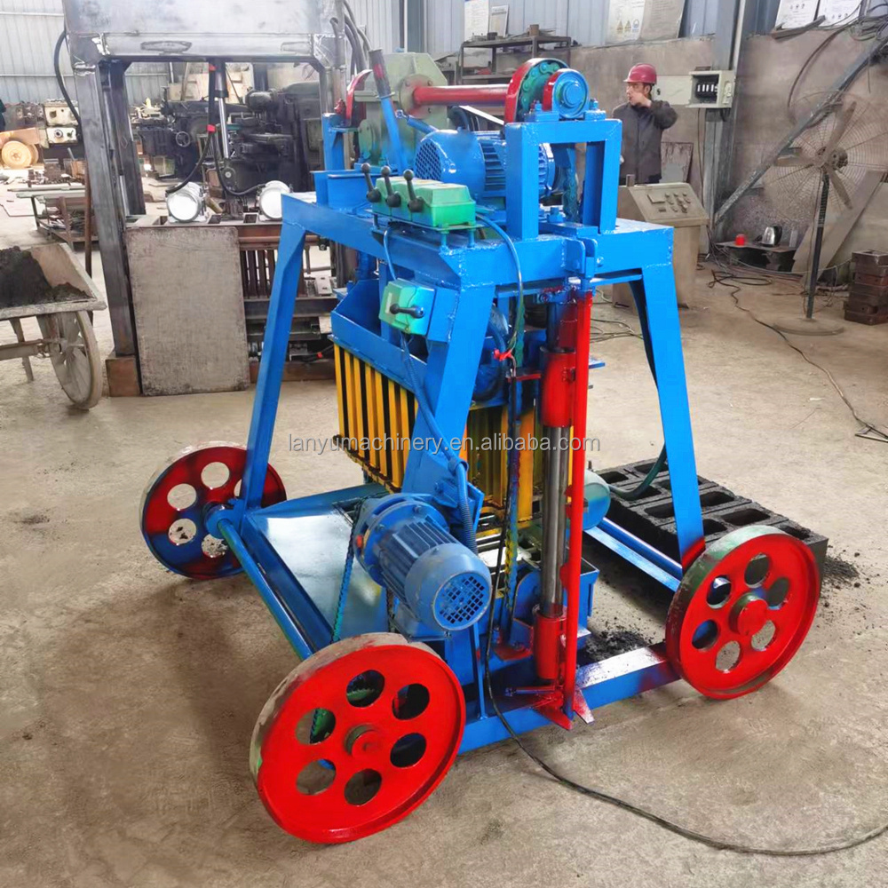 lanyu hollow brick making machine/cement interlock brick making machine/block machine made in china