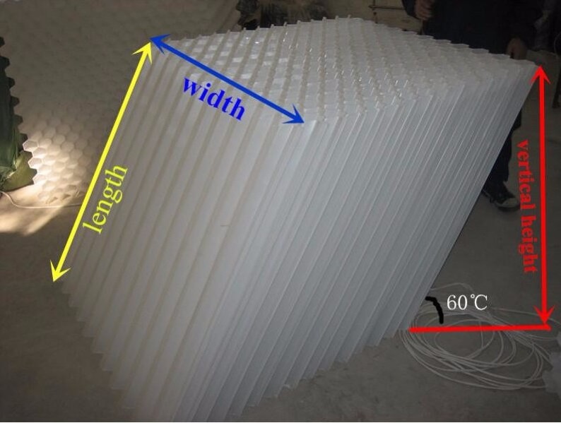 Inclined Honeycomb Plate Packing Sedimentation Tank Collect Solid High Strength PP Tube Settler