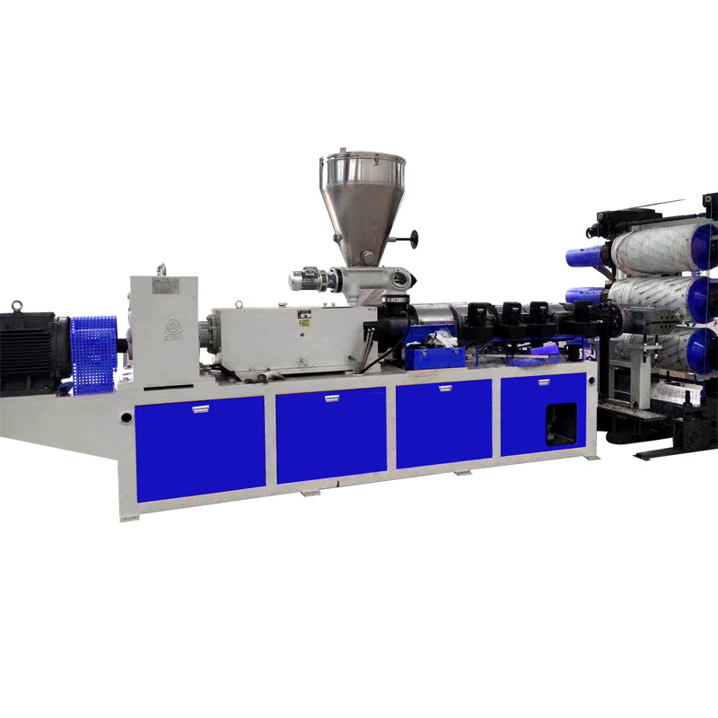 High Quality Conical Twin-Screw Extruder machine or Plastic Extrusion production line