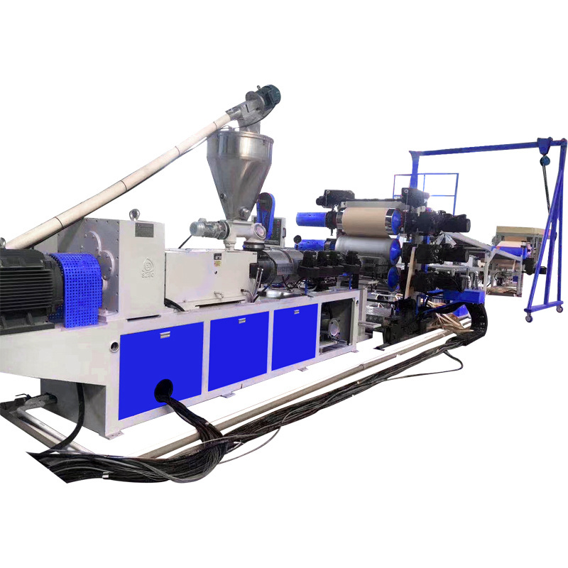 High Quality Conical Twin-Screw Extruder machine or Plastic Extrusion production line