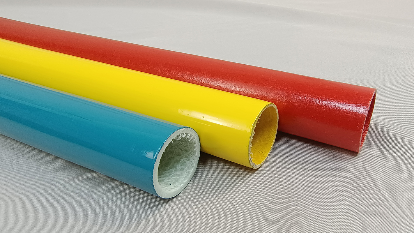 High Strength 50mm Diameter FRP GRP Hollow Pipe Profile Fiberglass Reinforced Plastic Pultruded Round Tube