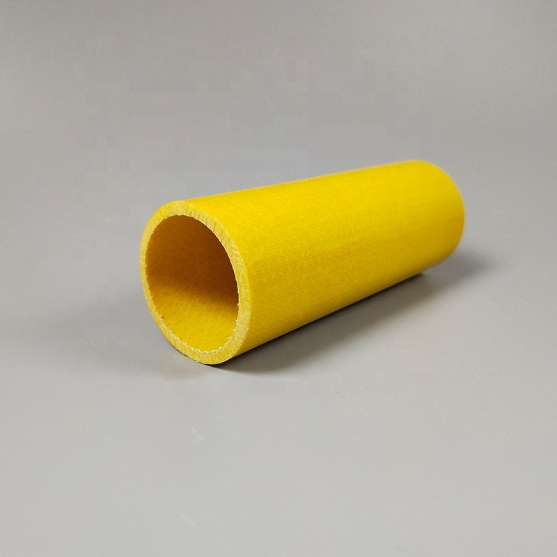 High strength fiberglass Frp pipe Pultruded Fiberglass Pole Glass Fiber Hollow Rod Frp round Tube