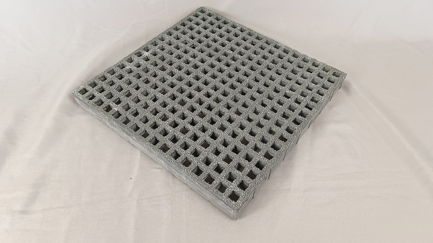 High Strength 38mm*38mm*19mm*19mm Mini Mesh FRP Grills, Fiberglass Composite FRP GRP Molded Gratings for Walkway