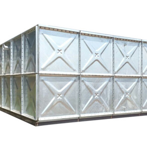 Factory supply 30000 Liters fire fighting Water Storage Cistern hot dipped galvanized water tank