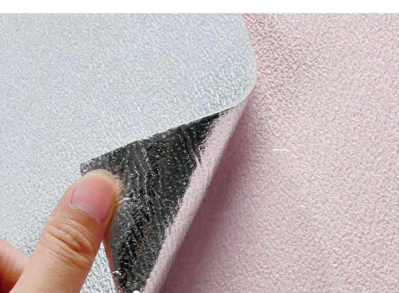 Roll Pink Thickened 3d Self Adhesive Wallpaper Bedroom Living Room Waterproof Home Decor Peel and Stick Solid Foam Wallpaper