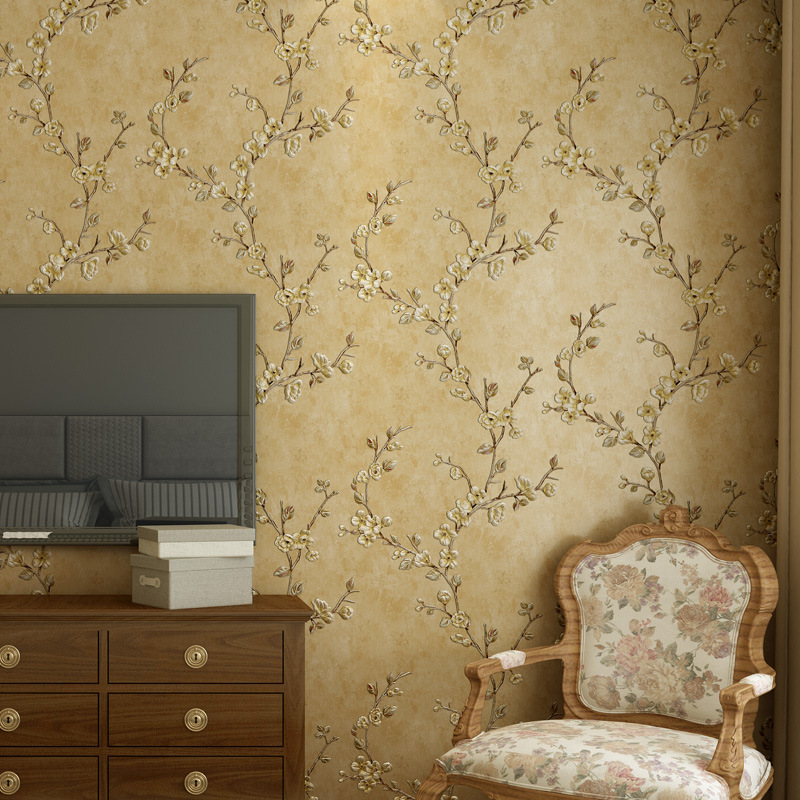 Modern 3D Floral Peel and Stick Damask Wallpaper Bedroom Living Room Decoration