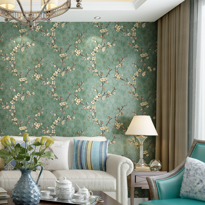 Modern 3D Floral Peel and Stick Damask Wallpaper Bedroom Living Room Decoration