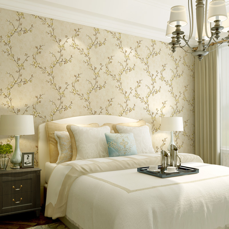 Modern 3D Floral Peel and Stick Damask Wallpaper Bedroom Living Room Decoration