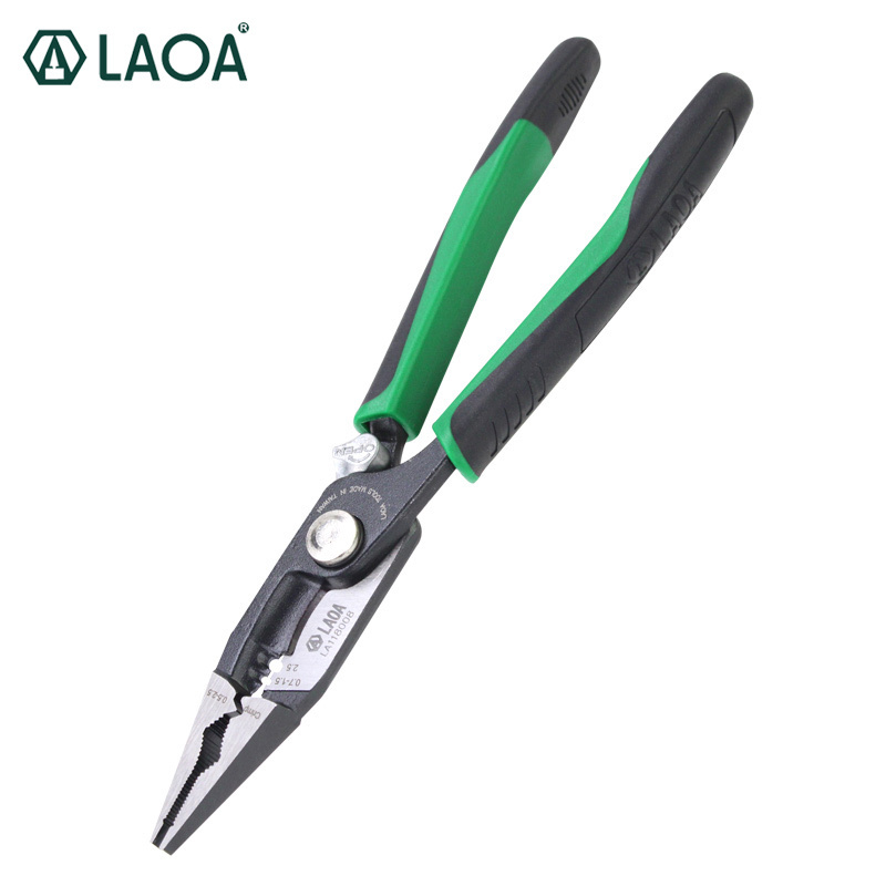 LAOA 8 inch Multitool Pliers Nippers Combination needle nose pliers function With Lock Function