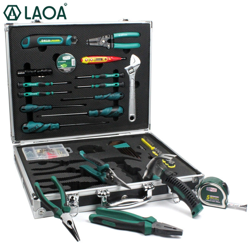 55 in 1 High grade aluminum tool box with tools