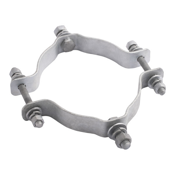 Galvanized Steel Clamp Pole Concrete Pole Clamp for Power Accessories