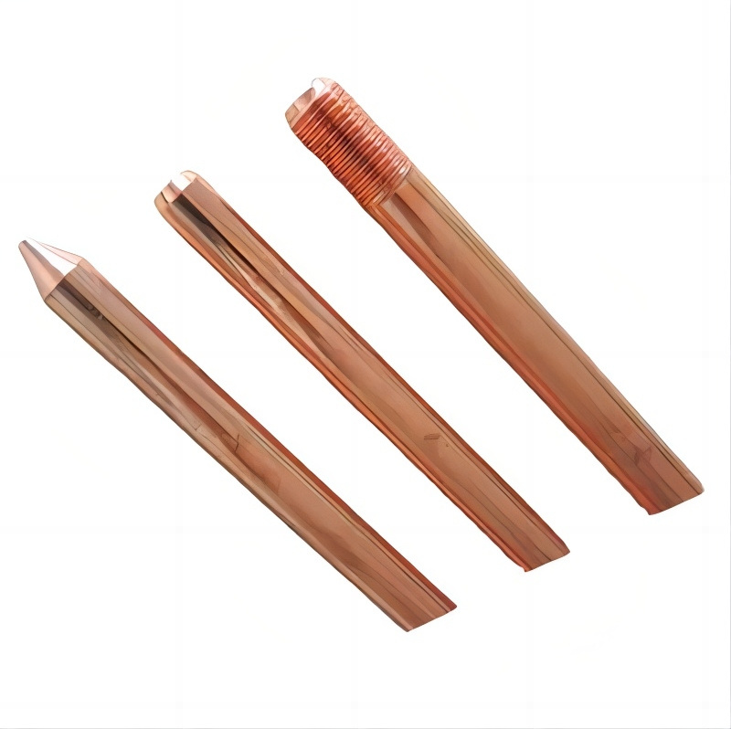 Factory Price Copper Bonded Earth Rod Copper Clad Steel Ground Rod for Lightning Protection & Earthing Systems