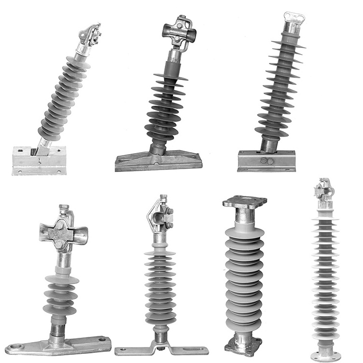 High-Voltage 69KV 10KN Composite Polymer Line Post Insulator with Clamp Featuring Insulation Materials