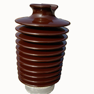 High Voltage Porcelain Line Post Insulator ANSI 57-1 Compliant Insulation Materials & Elements Rated Voltage 33kv/11kv