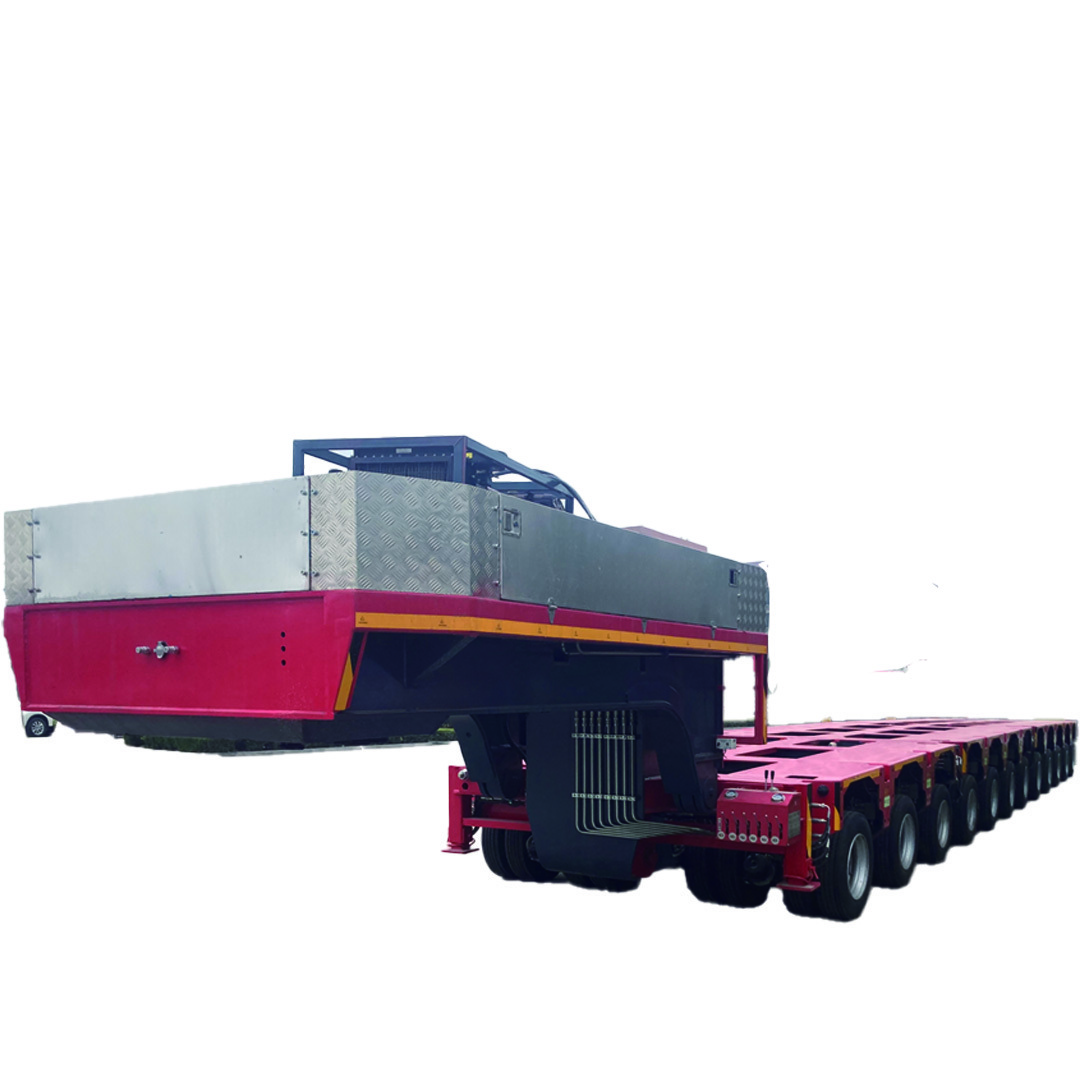 12 axles heavy load self-propelled modular transporter hydraulic drop deck semi trailer modular trailers manufacturer