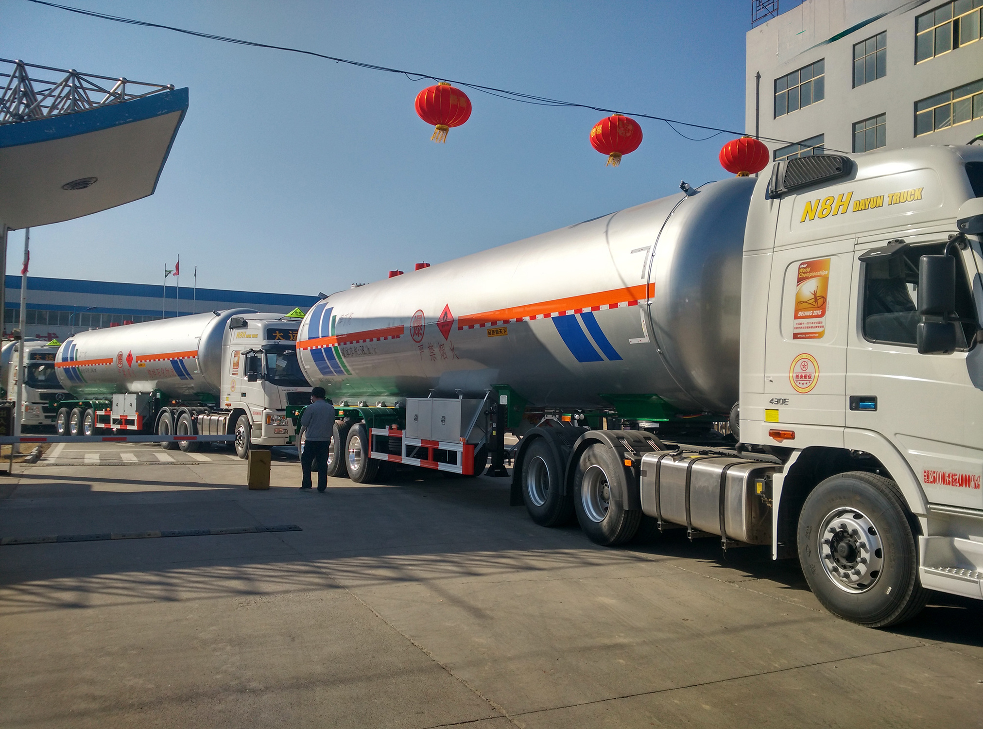 Factory price hot sale LPG Tanker used new gas tank trialer for Propane, propylene, dimethyl ether, liquid ammonia