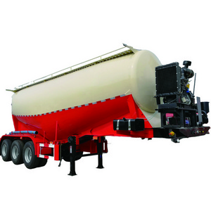 Bulk cement tanker 35m3 40m3 50 ton dry bulk cement tank semi trailer manufacturers