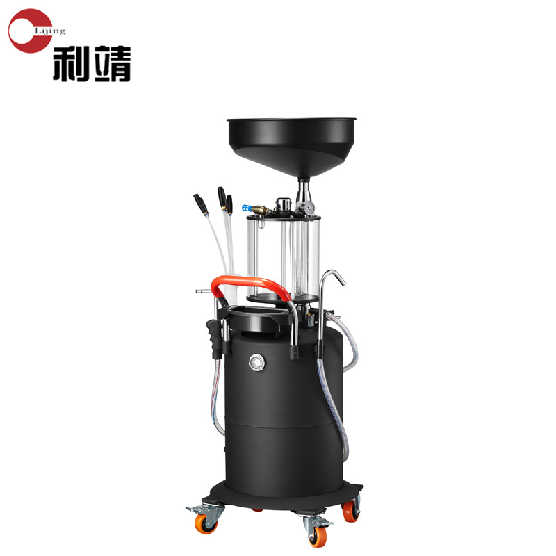 High Quality 70L Oil Drainer Removable Portable Oil Collector Adjustable Tube Vacuum Waste Pneumatic Oil Extractor