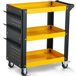 Wholesale tool chest roller cabinet 3 drawer trolley factory metal cabinet