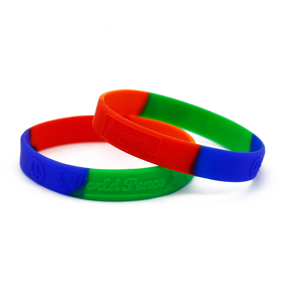 Personalisable Cheap Custom Logo Soft Rubber Silicone wristband and Bracelet