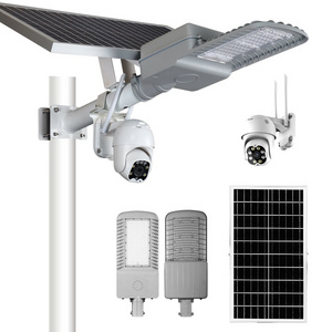 LAP Remote Wireless Control 60w Solar Street Light With Wifi Cctv Camera