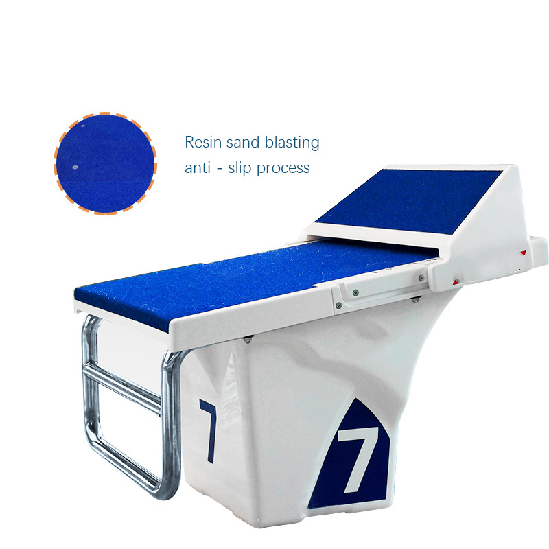 Blocks Used Start Retrofit Dive Pools for Athletes Fina Approved Swimming Pool Two Step Starting Block