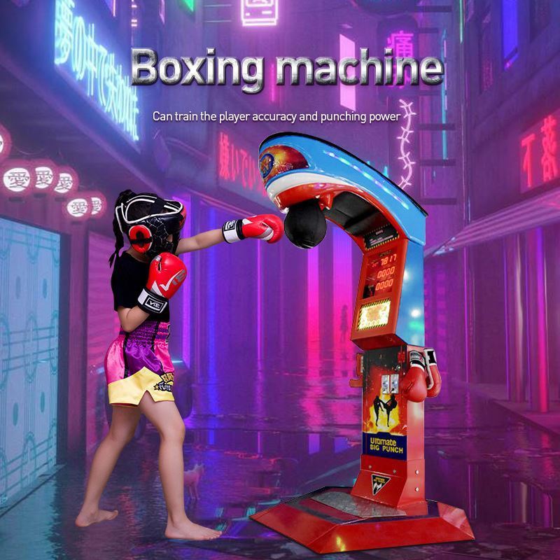 High Quality Fighting Video Games Electric Ultimate Big Punch Boxing Arcade Machine With Coin Operated