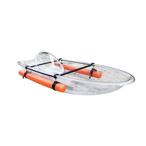 crystal canoe see through kayak, glass bottom kayak for sale/