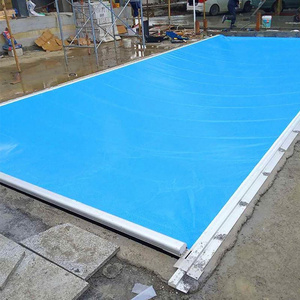 Reinforced Pvc Fabric Inflatable Automatic Winter Safety Swimming Automatic Swim Pool Cover