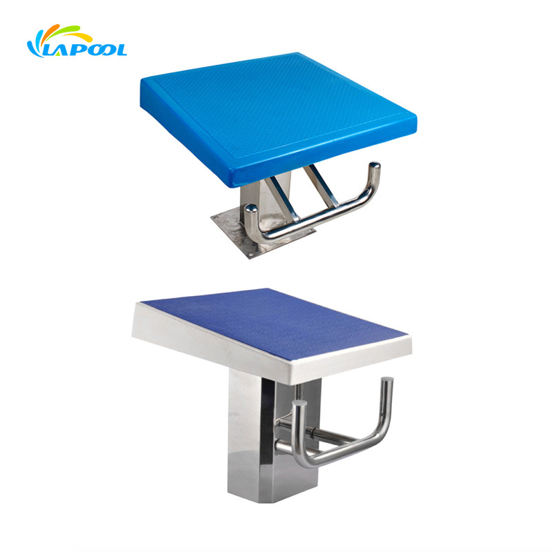 High Quality Standard Swimming Pool Diving Board Platform Jumping Starting Block With One Step