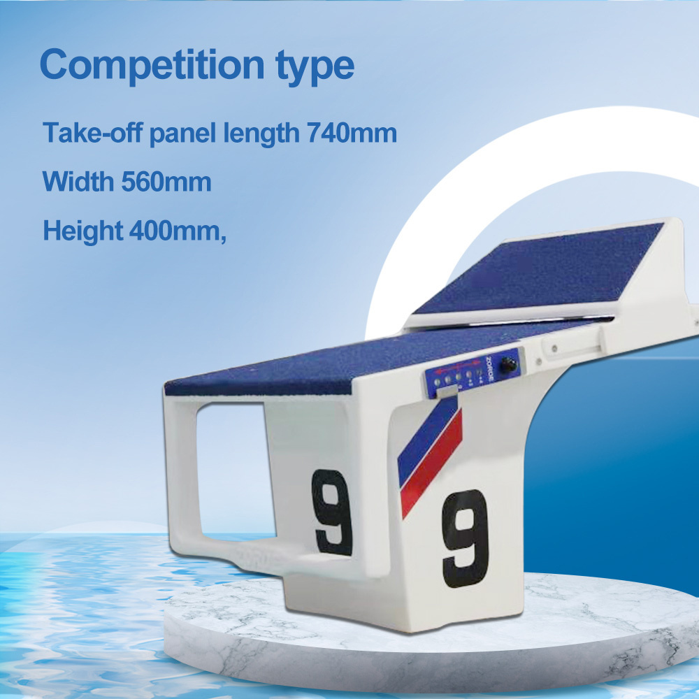 High Quality Portable Fina Standard Diving Platform Board Non-Slip Competition Training Starting Blocks For Swimming Pool