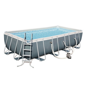 Custom Portable Children's Piscine, PVC Kids Family Inflatable Pool Steel Frame Swimming Pool/