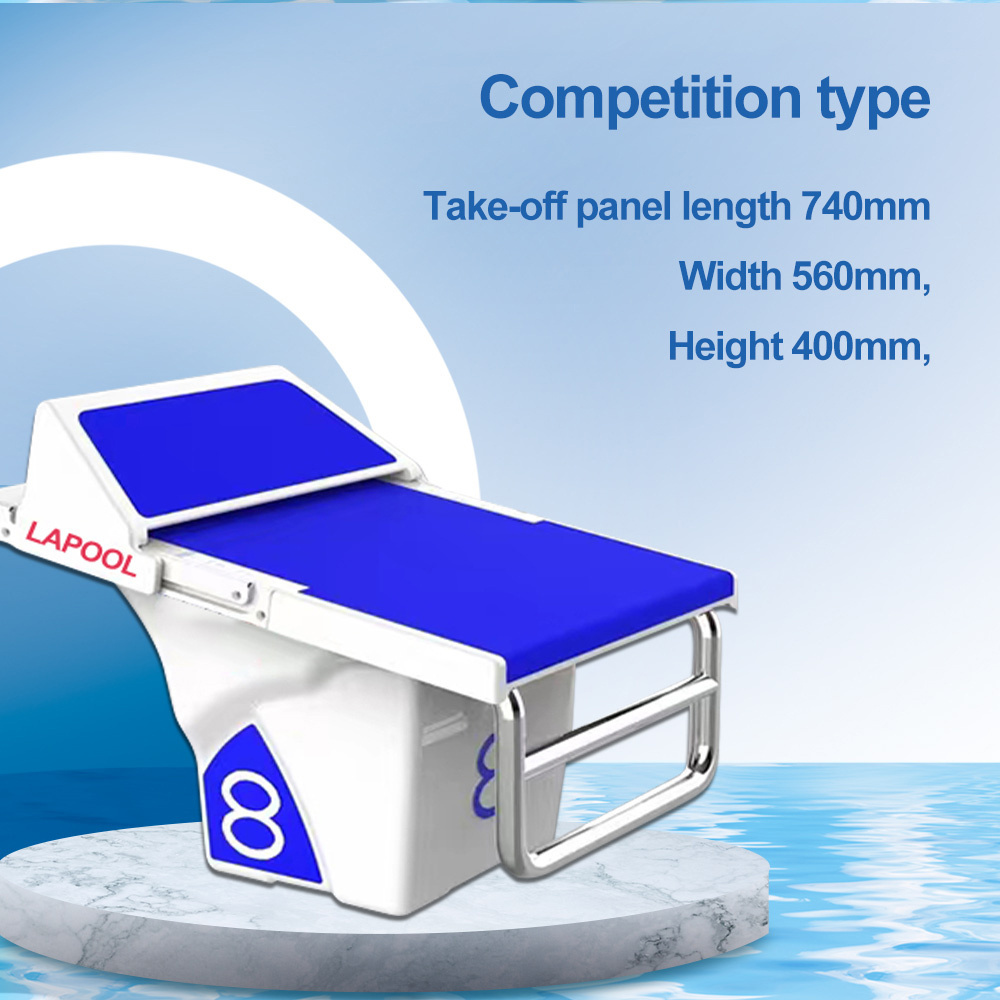 High Quality Portable Fina Standard Diving Platform Board Non-Slip Competition Training Starting Blocks For Swimming Pool