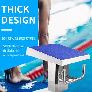 High Quality Standard Swimming Pool Diving Board Platform Jumping Starting Block With One Step