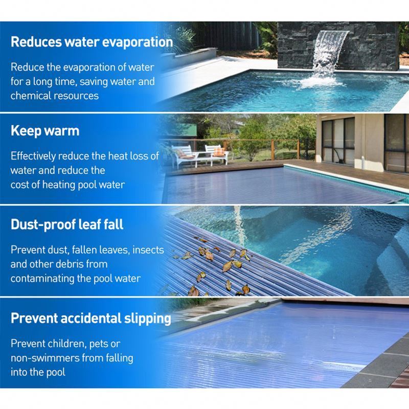 New Automatic Swimming Pool Cover Couvercle De Piscina Automatique Automatische Schwimmbadabdeckung