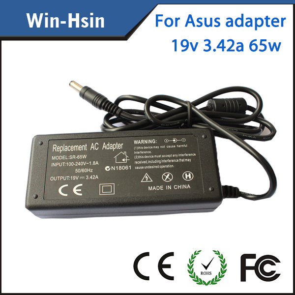 Replacement ac charger for Asus laptop charger 19v 3.42a 65w laptop power adapter