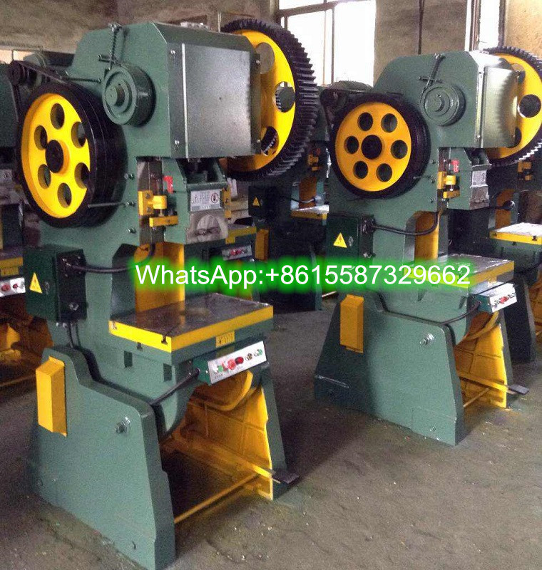 steel pipes hole small punching machine 16ton for sale with high performance, round hole puncher for door