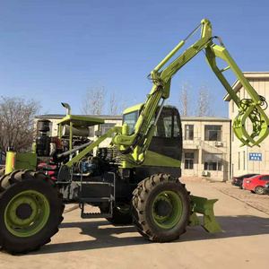 Hydraulic sugarcane grabbing machine Large self propelled sugarcane loader