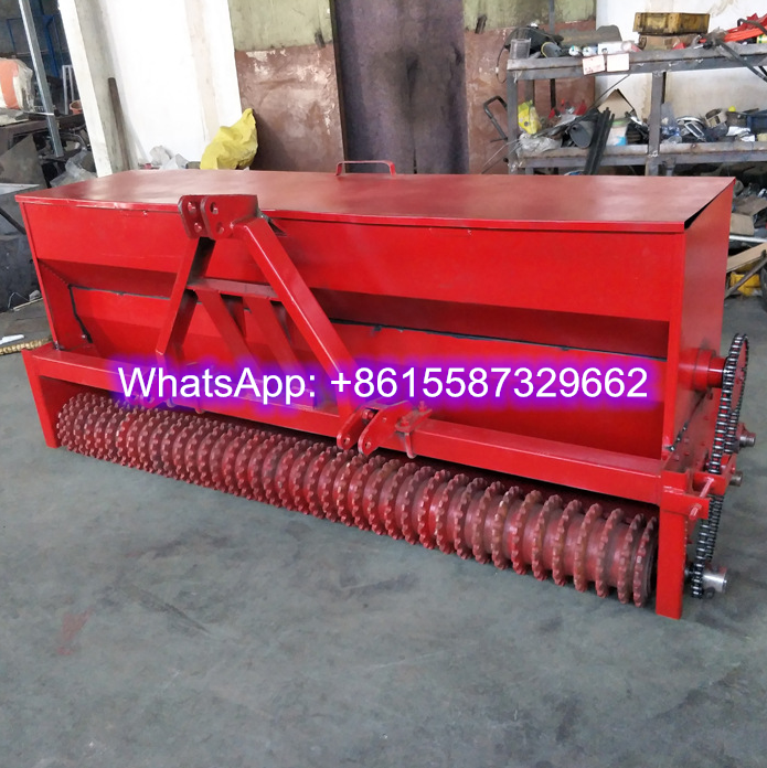 Turf grass plug planter implement farm tractor lawn grass seed drill seeder for sale