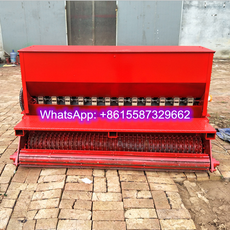 Turf grass plug planter implement farm tractor lawn grass seed drill seeder for sale