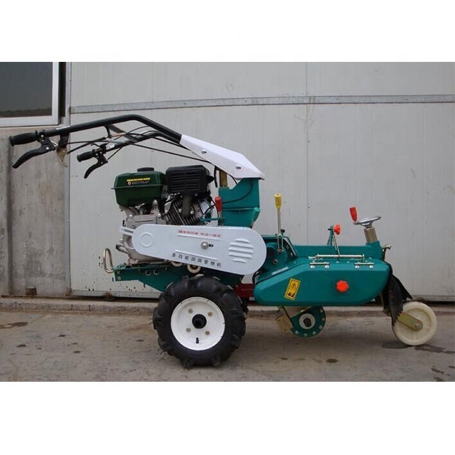 Green onion soil cultivation machine agricultural multifunctional ditching greenhouse soil loosening diesel rotary tiller