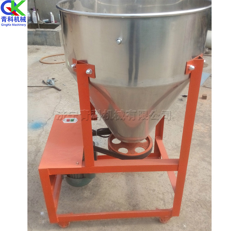 Stainless steel small vertical mixer 50KG feed farm seed  Animal poultry feed mixer