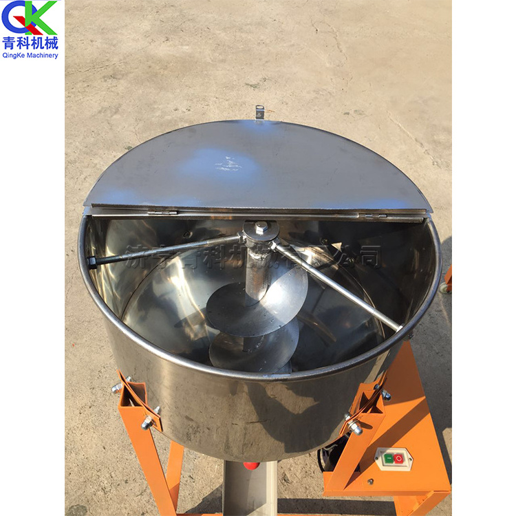 Stainless steel small vertical mixer 50KG feed farm seed  Animal poultry feed mixer