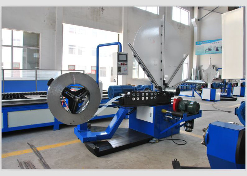 Galvanized Steel Strip Wind Pipe Machine Fully Automatic Spiral Duct Forming Facility With Best Price