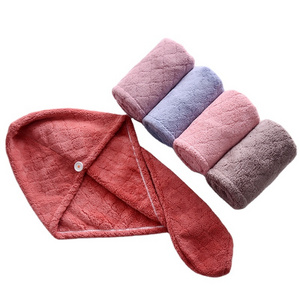 waffle cotton hair towel wrap super absorbent microfiber hair towel wrap custom women bath towel hair wrap