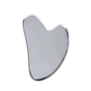 guasha facial tool  stainless steel massage guasha board guasha scraping massage tools metal gua sha tools