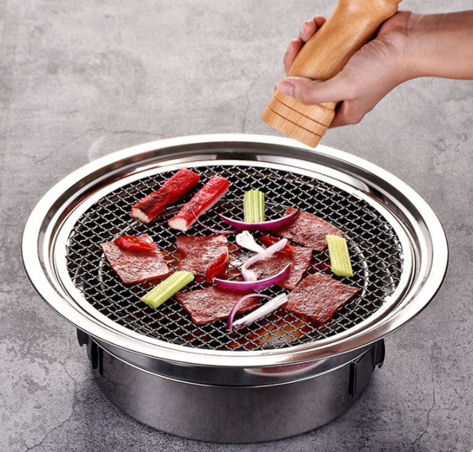 Hot Selling Indoor Korean Charcoal Barbecue Grill Portable Outdoor BBQ Charcoal Stove for Picnic Camping